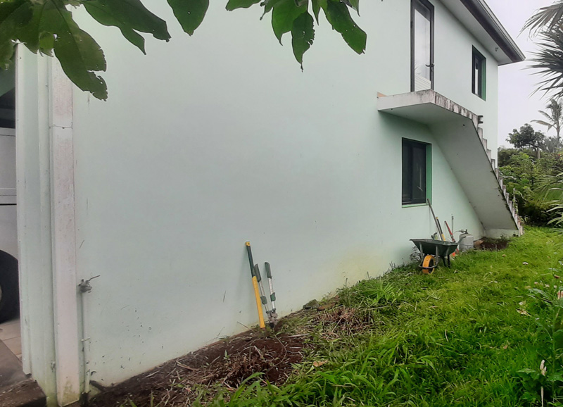 Extension bois avant travaux — TC Rénovation 974