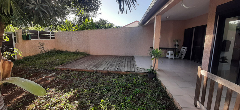 Terrasse avant aménagement La Réunion