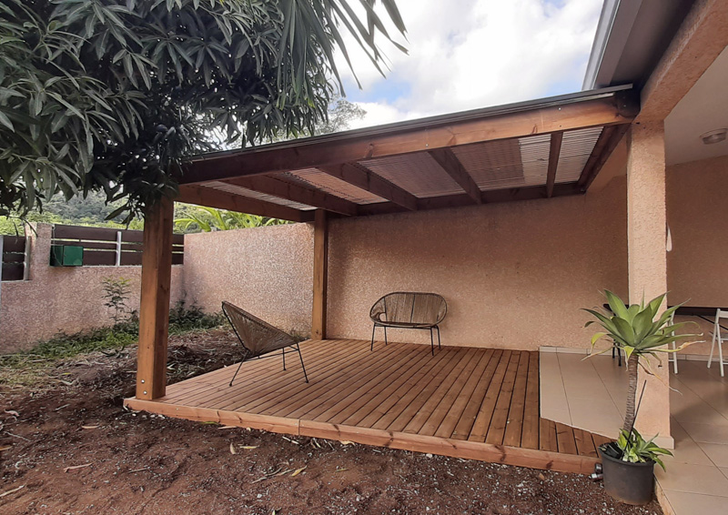 Terrasse bois et pergola La Réunion 974